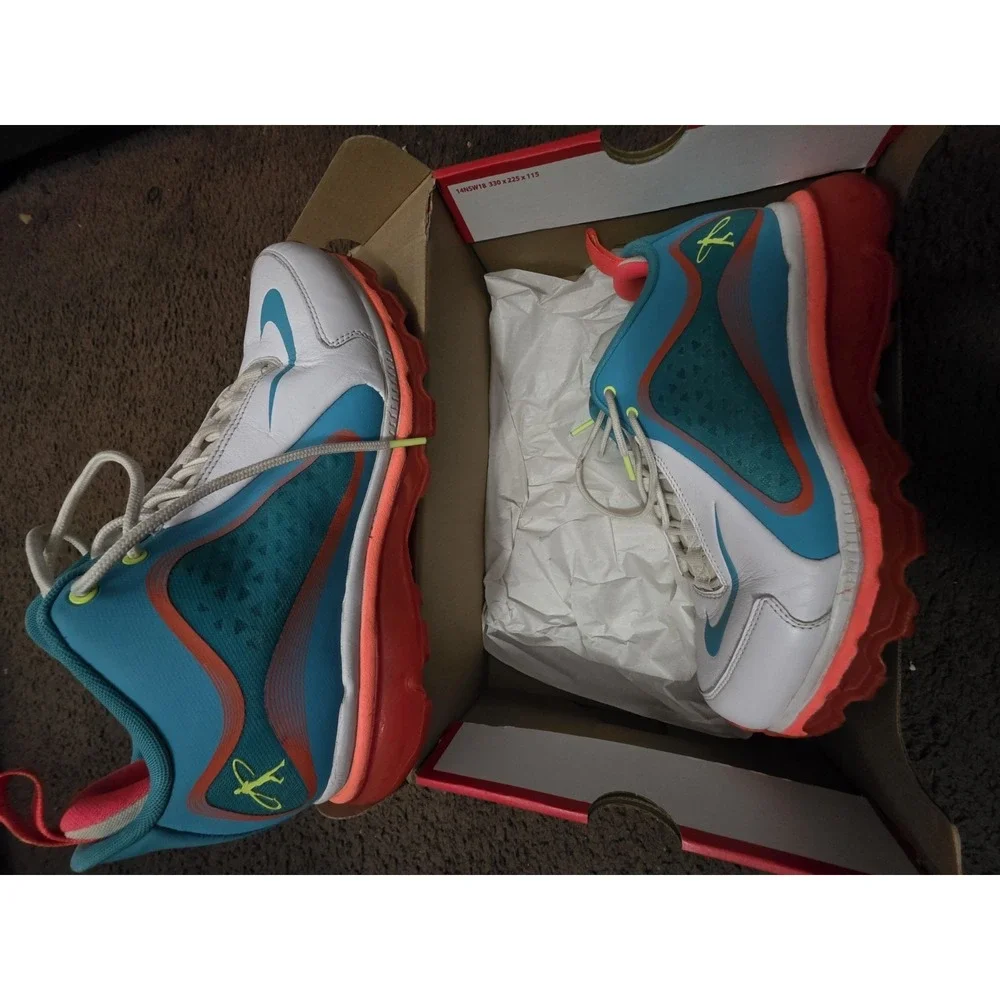 Nike Air Griffey Max 360 Cross-Training Shoe 538408-103 White/Blue/Red 2013